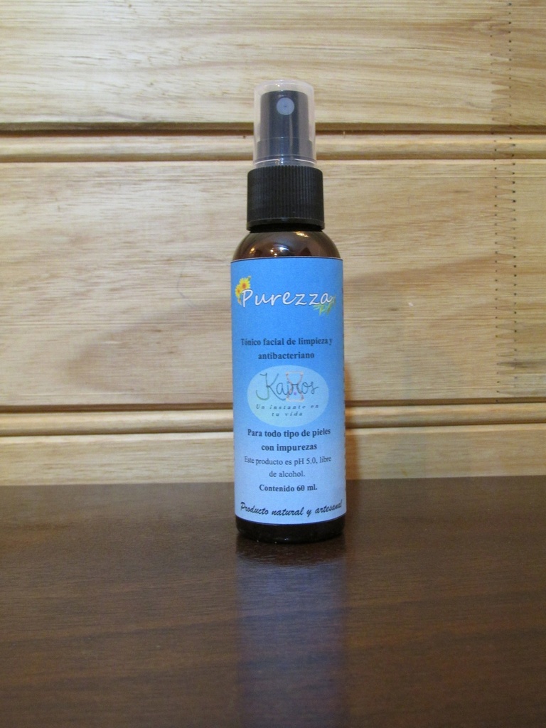 Tónico limpiador y antibacteriano PUREZZA 60 ml