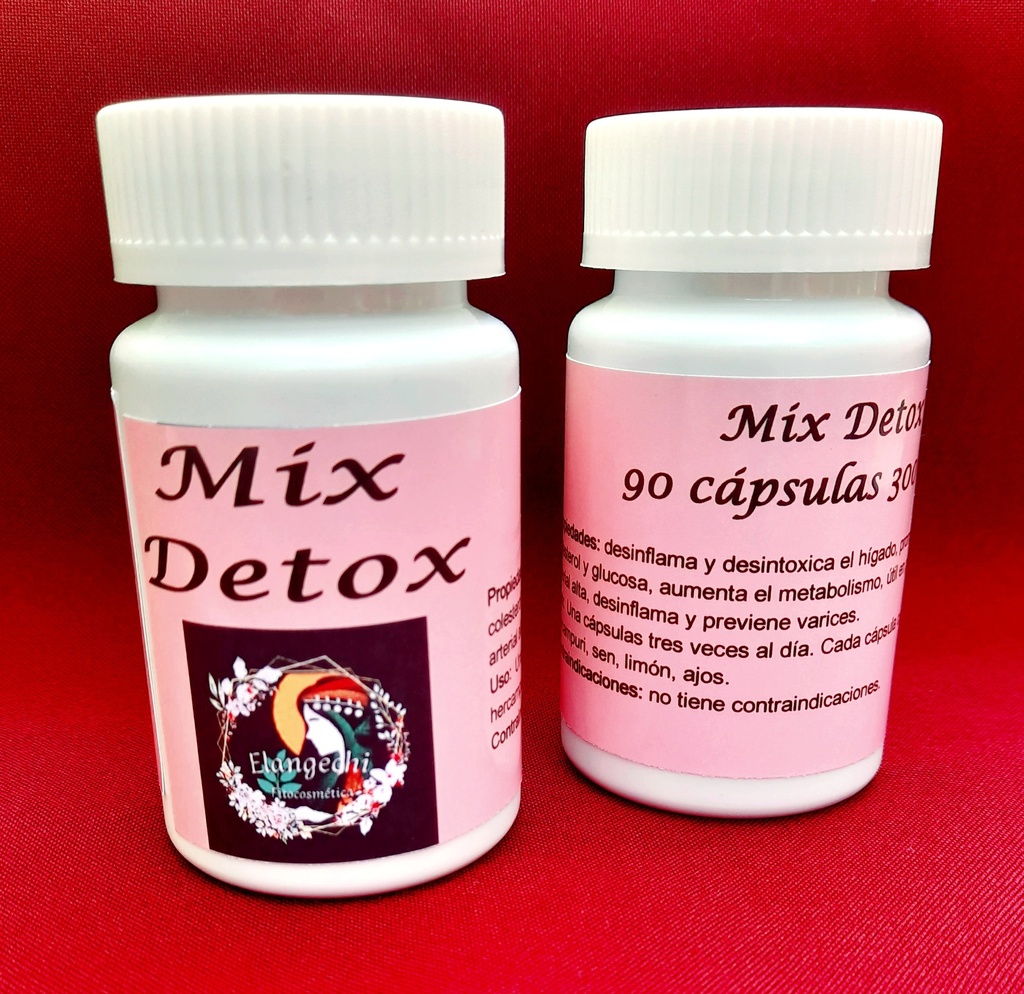 Cápsulas Mix Herbal Detox